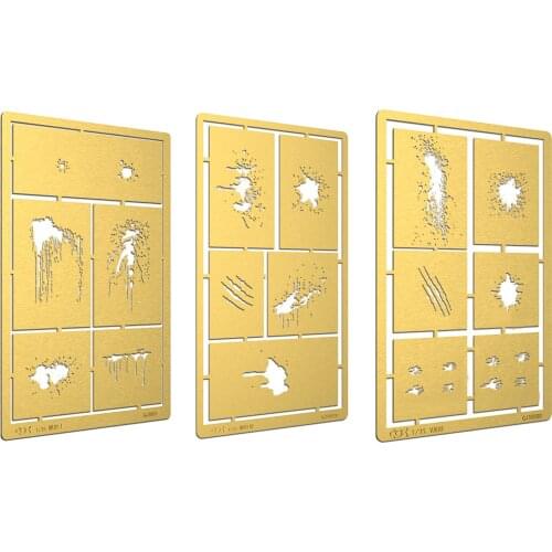 Model Making Painting Kits Stenciling Template Painting Plate Hobby