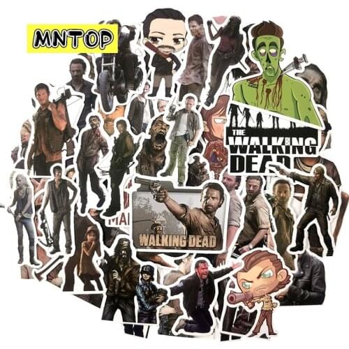 10/30/50pcs/Pack America TV Show The Walking Dead Graffiti Stickers For Laptop Luggage Motorcycle Phone Skateboard Computer