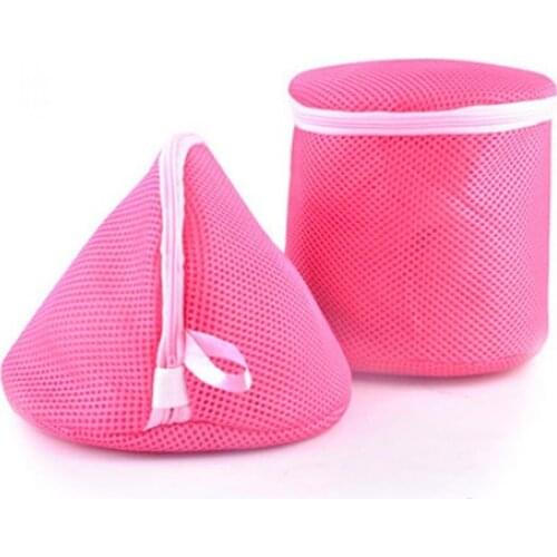 Underwear Aid Bra Laundry Mesh Wash Basket Net Washing Storage Zipper Bag