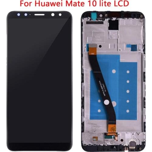 NEW Nova 2i Display For Huawei Mate 10 lite LCD Display With Frame Assembly For Huawei G10 Plus LCD RNE-L21 Touch Screen Repair