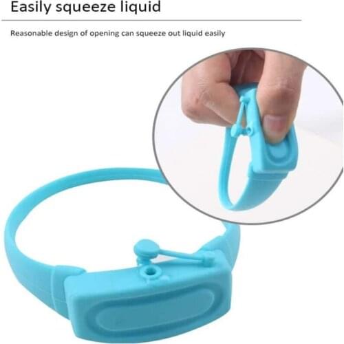 New Hand Sanitizer Wristband Silicone Watch Strap Children No-Clean Hand Sanitizer Bracelet Adult & Kids Silicone Bracelet