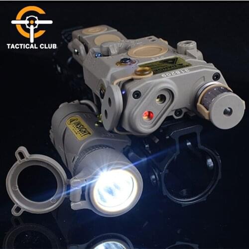 Airsoft Tactical M3X Flashlight PEQ Red Dot IR Laser Sight Dual Control Pressure Switch Rifle Hunting Weapon Light for 20mm Rail