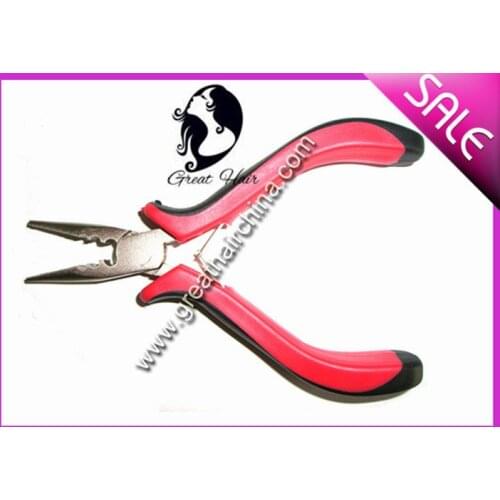 RB-R Professional Stainless Steel Pliers for Hair Extension 10 pieces/Lot Free Shipping