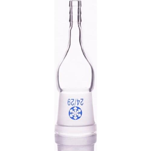 Straight suction connector,Internal grinding,Female 24/29,Straight head grinding,Straight tube grinding