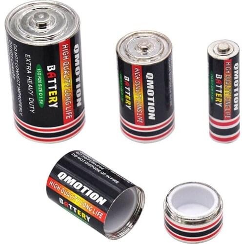 Battery Secret Container Cases Coins Hidden Stash Diversion Safe Pill Box Battery Storage Boxes Battery Secret Stash Diversion