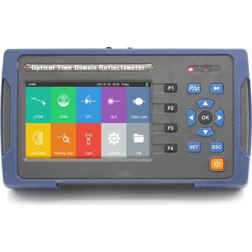 Wishcolor TM291D Standard Optical Time Domain Reflectometer OTDR Dual wavelength 1310/1550NM Touch Screen