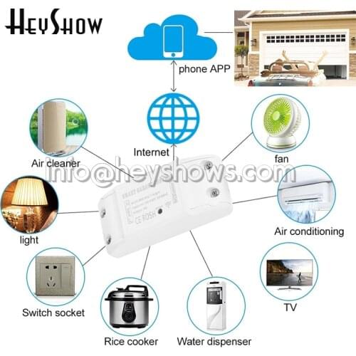 WiFi Switch Smart Garage Controller Door Opener Device With Alexa Google Home and IFTT Smart Life/Tuya APP Phone Remote Control