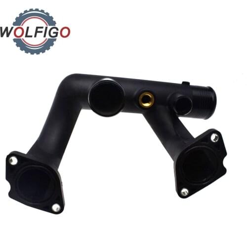 WOLFIGO Cooling Hose Tube Pipe Flange Front For 2002-2005 Ford Thunderbird 2000-2002 Lincoln LS XW4Z8A520AF