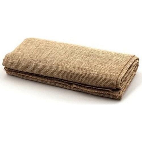 1pcs 12"x 108" Vintage Country Jute Hessian Burlap Table Runner Rustic Wedding Party Venue Decoration 30*275cm