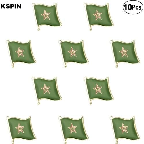 Star Badge Lapel Pin Flag badge Brooch Pins Badges 10Pcs a Lot