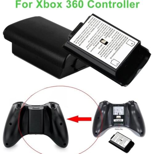2Pcs AA Battery Plastic Hard Back Cover Case Protector for Xbox 360 Controller