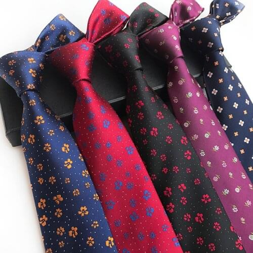 20 Styles Flower Ties for Men Wedding Business Christmas Jacquard Gravatas Silk Ties 8cm Fashion Mens Ties Corbatas
