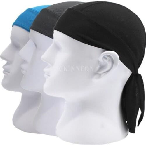 200Pcs/Lot Outdoor Cycling Cap Quick Dry Clean Shawl Headband Head Scarf Men Running Hat Riding Women Men Hood Caps