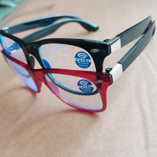 2021 Trends Office Anti Blue Light Oversized Retro Computer Glasses Women Blue Blocking Gaming Big Size Men Eyeglasses Frame