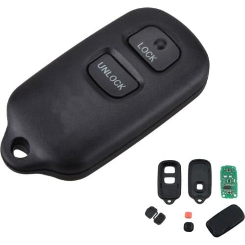 315MHz 3 Buttons Keyless Entry Car Remote Key Fob Replacement HYQ12BBX Fit for Toyota Echo Highlander RAV-4 Tundra Prius 2001