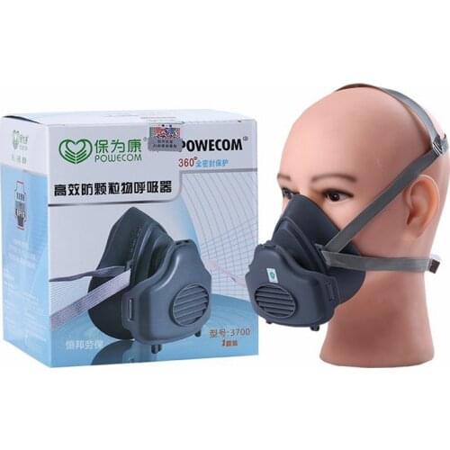 Dust Mask With Filter Cotton Half Face Protective Mask For Decoration Coal Mine Smog Pollution Washable Reusable Respirator