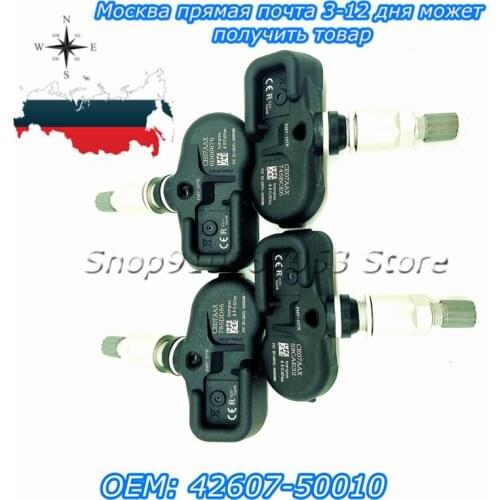 4 Pcs PMV-107K TPMS SENSOR FOR Lexus GS LS ES Toyota Land Cruiser 200 RAV4 III TIRE PRESSURE MONITORING 42607-50010 42607-50011