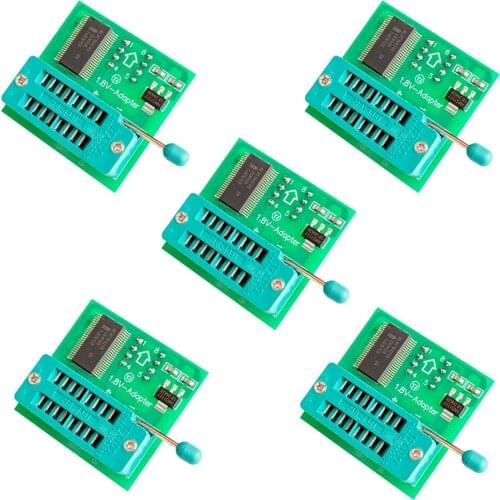 5PCS 1.8V adapter for Iphone or motherboard 1.8V SPI Flash SOP8 DIP8 W25 MX25 use on programmers TL866CS TL866A EZP2010 EZP2013