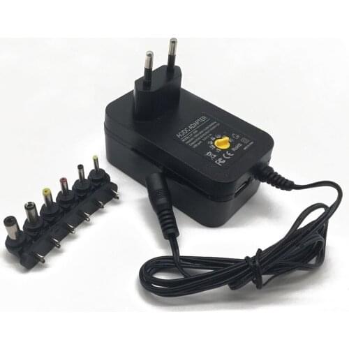 30W 3V 4.5V 5V 6V 7.5V 9V 12V 2A 2.1A AC DC Adaptor Adjustable Power Adapter Universal Charger Supply for led light strip lamp