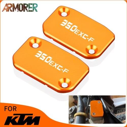 Motorcycle Front Brake Fluid Reservoir Cover Cap Accessories For KTM 350 EXC-F 350EXC-F EXCF 2012 - 2021 2013 2014 2015 2016