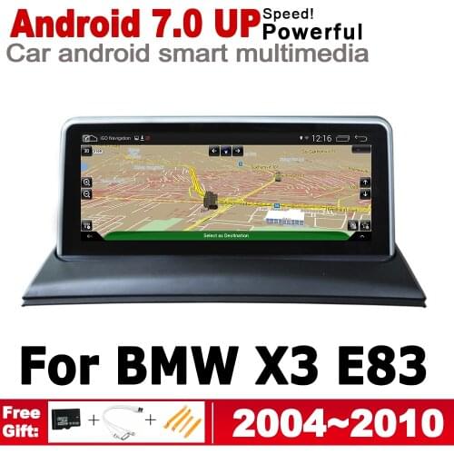10.25" HD Screen Stereo Android 7.0 up Car GPS Navi Map For BMW X3 E83 2004~2010 Original Style Multimedia Player Auto Radio