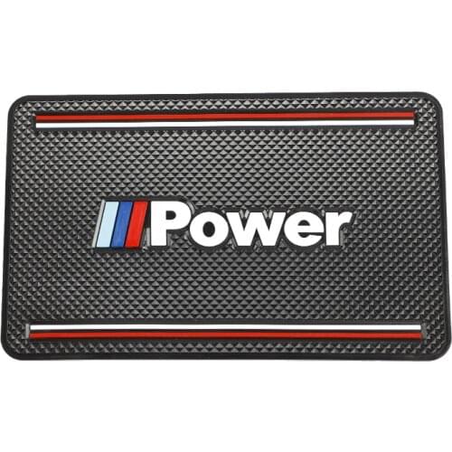 Car Anti Slip Mat GPS Phone Holder Non-Slip Mat Pad for BMW M Power Performance E60 E61 E62 E70 E87 E90 E91 E92 E93 F10 F07 M3