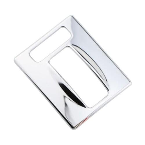 Car3Pcs/Set ABS Chrome Car Roof Reading Lights Trim Reading Lamp Cover Sticker for Hyundai Verna Solaris 2012 - 2015 Accessories