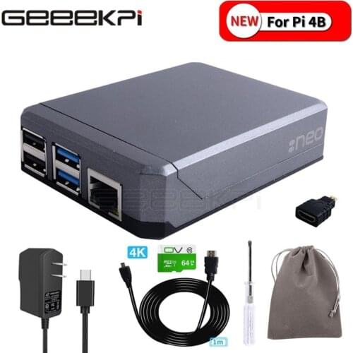 Argon NEO Raspberry Pi 4 Case Minimalist Design Slim Aluminum Enclosure Passive Cooling Robust Yet Portable Sliding Magnetic