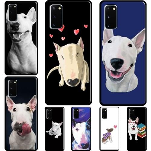 Bullterrier bull terrier dog Case For Samsung S20 FE S9 S10 S8 Plus Ultra Note 20 Note 10 Plus Cover For Galaxy S21