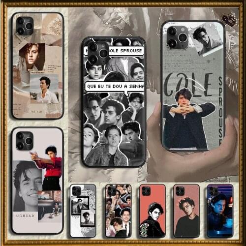 Cole Sprouse Riverdale Phone Case Cover Hull For iphone 5 5s se 2 6 6s 7 8 12 mini plus X XS XR 11 PRO MAX black luxury prime