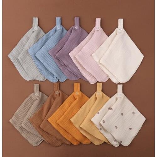 Baby Facecloth Soothe Towel Bath Towel Handkerchief Cotton Burp Cloth Soft Absorbent Gauze Kindergarten Washcloth