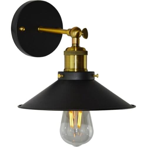 Diameter 21cm 40-60w 110v-220v American vintage wall lamp indoor lighting bedside lamps wall lights for home