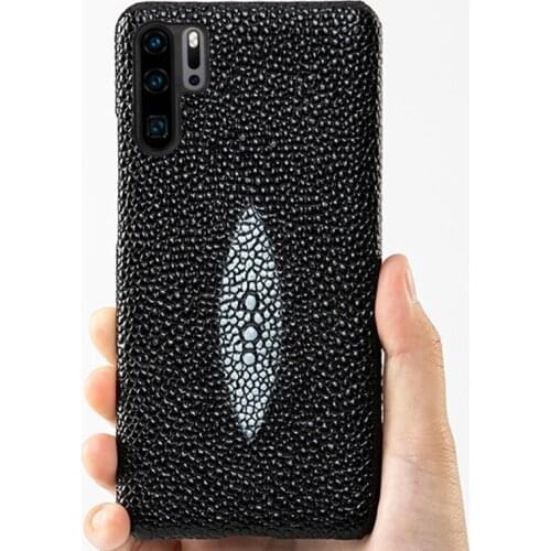 Leather Phone Case For Huawei Honor 30 30S X10 20 20i 10 10i 9 8 Lite 9X 8X Max 7X 7A V30 Pro V20 V10 Pearl Fish Back Cover Capa