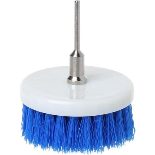 60mm Drill Powered Scrub Drill Brush Head For Cleaning Ceramic Shower Tub Carpet 19QB