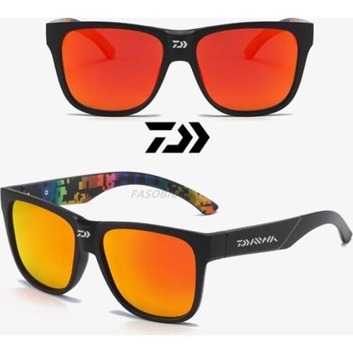 2021 Daiwa New Mens Polarized Fishing Glasses Summer Outdoor Mountaineering Fashionable Colorful Film Sports Sunglasses UV400
