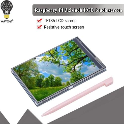 New 3.5 inch Raspberry Pi LCD TFT Touchscreen Display Touch Shield, Raspberry pi 2 Model B LCD Touch Screen+Stylus Free Shipping