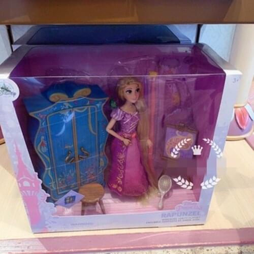 New style Shanghai Disney Rapunzel Princess dress up wardrobe dress up set play toy birthday gift AG2368
