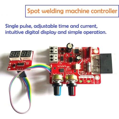 Spot Welding Machine Control Board to Adjust Time and Current Digital Display Single-chip DIY Control Board