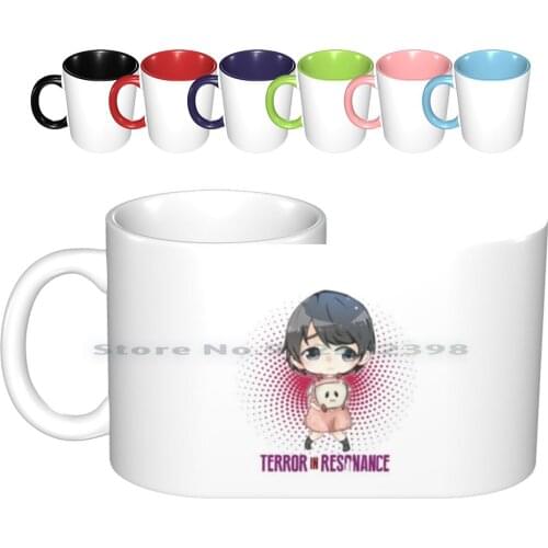 Cute Mishima Chan Ceramic Mugs Coffee Cups Milk Tea Mug Mishima Animation Terror Japan Resonance Lisa Mishima Terror In