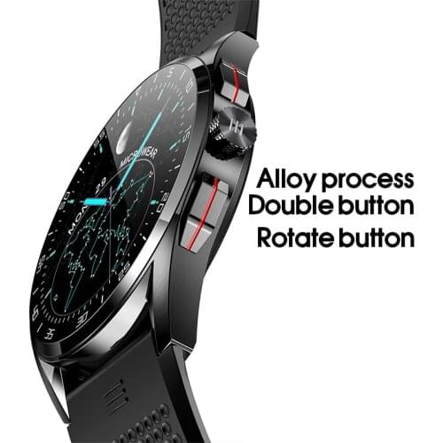 2021 Herren Smart Watch Fitness Tracker Bluetooth Anruf IP68 Wasserdichte Smart Watch für IOS Android PK Huawei GT2 Pro