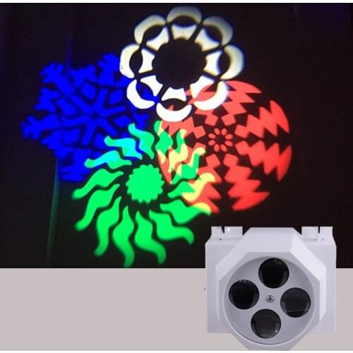 Good Effect Dj LED 4 Eyes Images Light Home Entertainment DJ Bar Club Disco 4 Flower Moving Head Light