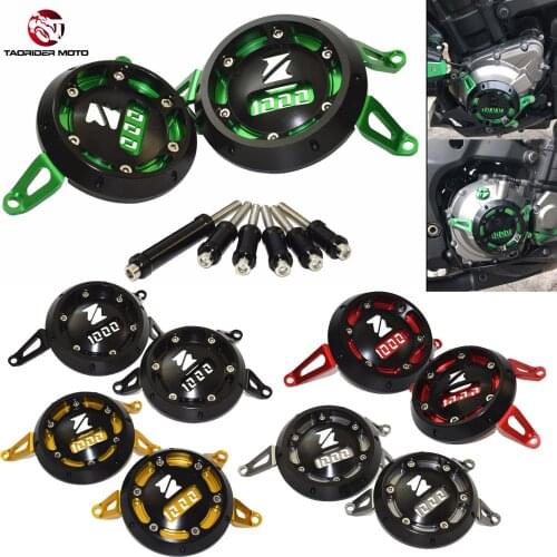 TAORIDER-MOTO Left & Right Side Engine Case Stator Clutch Cover Guards Protector For Kawasaki Z1000 Ninja 1000 Z1000SX 2010-2021