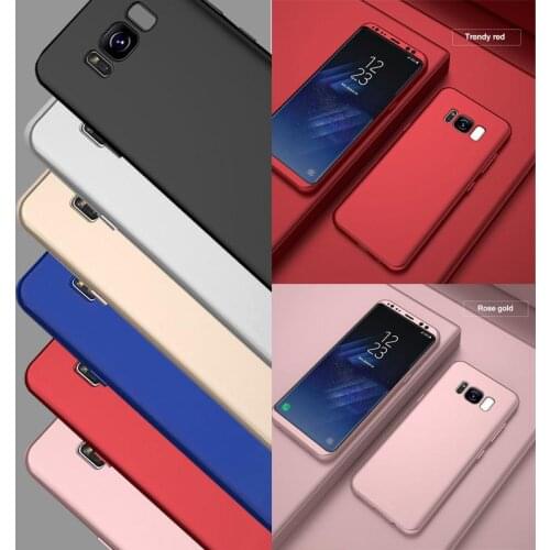 360 Degree Full Body Protection Front&back Hard Case sfor Samsung A50 S10e S10 Plus S6 S7 Edge M20 M10 S9 S8 A30 Cover With Film