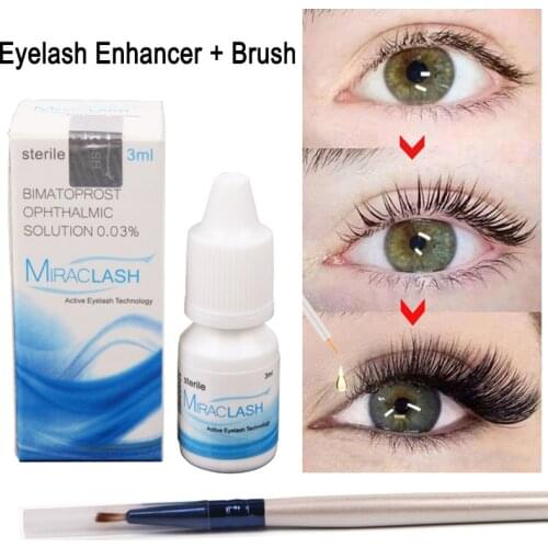 Eyelash Growth Enhancer Natural Eyelashes Longer Fuller Thicker Treatment Eye Lashes Serum Mascara Lengthening Eyebrow Growth