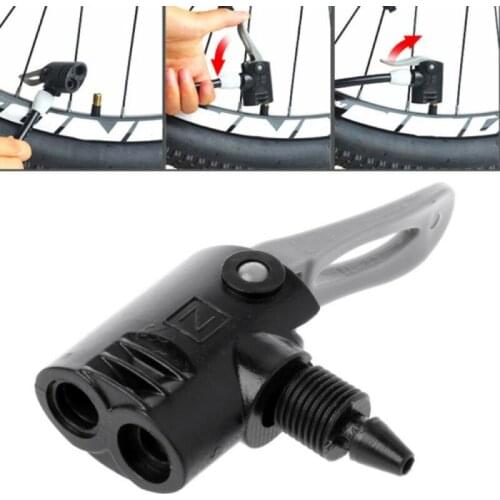 Cycling Accessory Bicycle Bike Cycle Tyre Tube Replacement Presta Dual Head Air Pump Adapter Valve Useful Bicycle Component Pump
