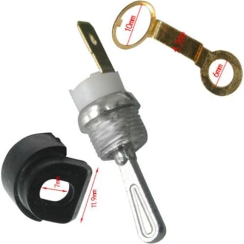 1set Stop Switch Spring Parts On/Off Switch Bushing Sleeve For Chinese 4500 5200 5800 Thermal Chainsaw US Replacement Tool Parts