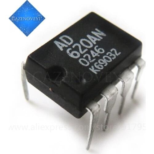 1pcs/lot AD620ANZ AD620AN AD620A AD620BNZ AD620BN AD620 DIP-8 In Stock