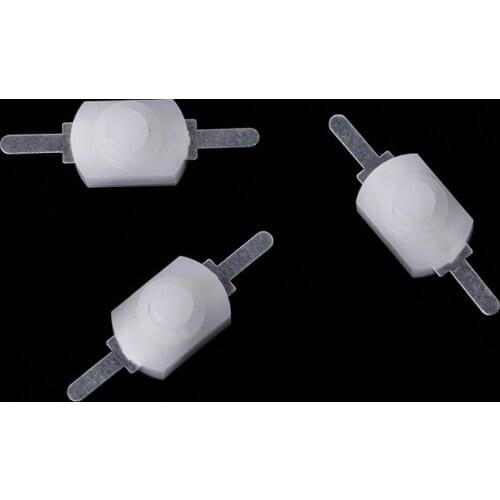 10 Pcs DC Latching Push Button Switch On Off For Torch Flashlight Light Lamp Wall Outlet