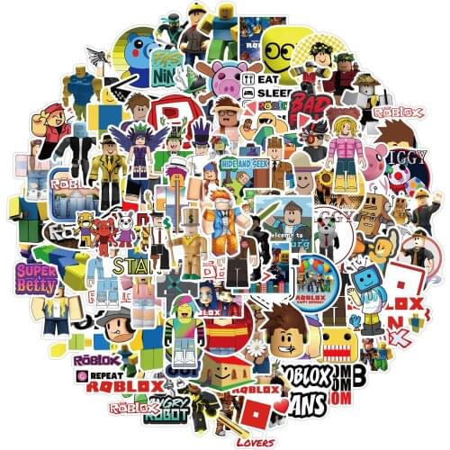 10/30/50/100pcs Cartoon Game Roblox Stickers Diy Graffiti Anime Sticker Kids Toy for Children Laptop Skateboard Phone Motorcycle