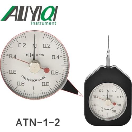 1N Dial Tension Gauge Tensionmeter Double Pointers(ATN-1-2)Tensiometro